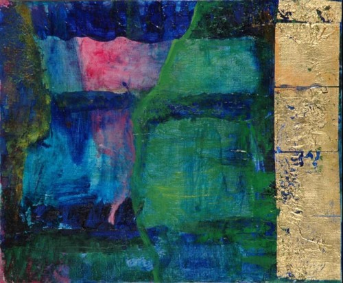Planète bleue V - 38x46 cm