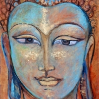 Blue bouddha