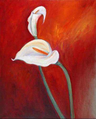 Arôme blanche - 81x100 cm