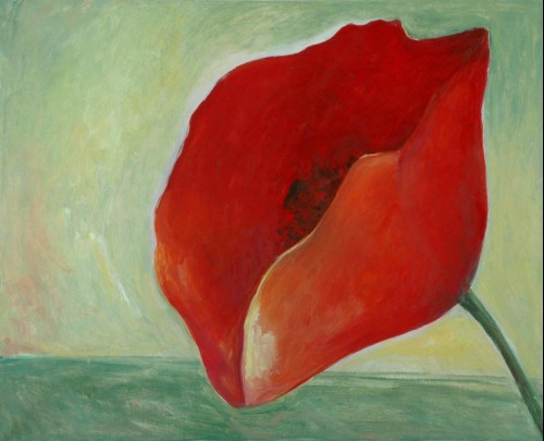 Pavot II - 81x100 cm