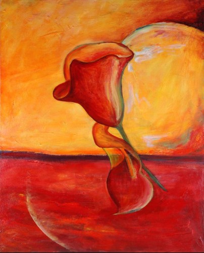 Sunset arôme I - 81x100 cm