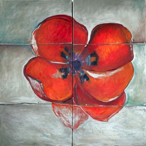 Pavot - 100x100cm