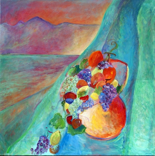 Délice d'été - 100x100 cm