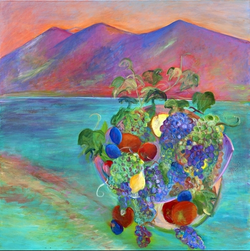 Délice d'été II - 100x100 cm