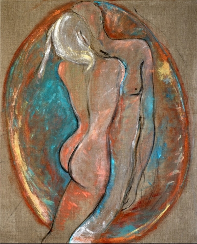 Danse avec l'Amour - 100x80 cm