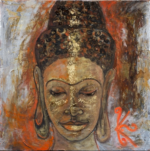 Méditation - 90x90 cm