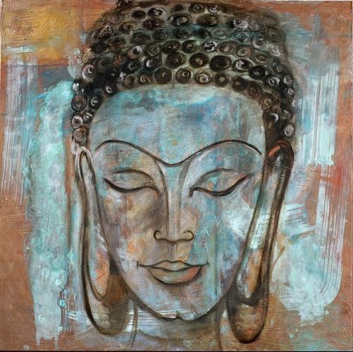 Méditation II - 90x90 cm