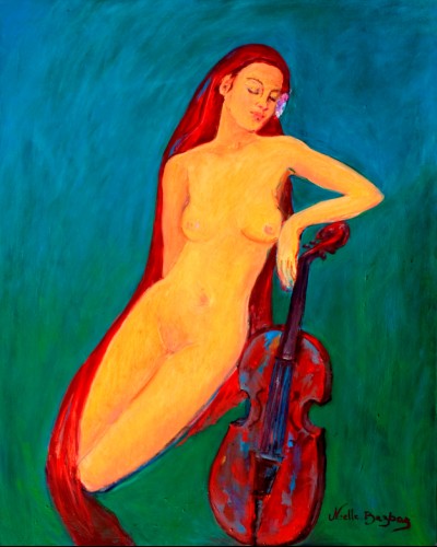 Blue Melody - 81x100 cm