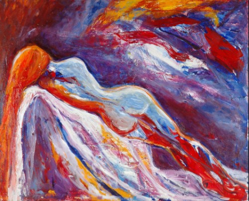 La Flamboyante - 81x100 cm